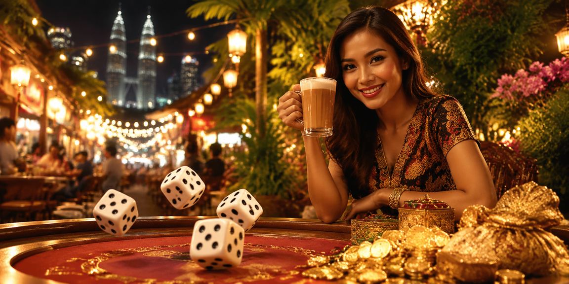 Permainan dadu dan cabutan nombor loteri gaya Malaysia di Kuala Lumpur