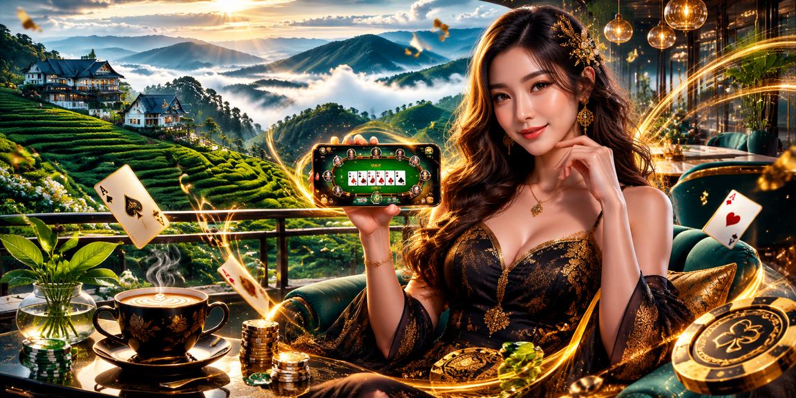 Pemain Malaysia bermain kad poker dengan gaya batik tempatan bersama in2it